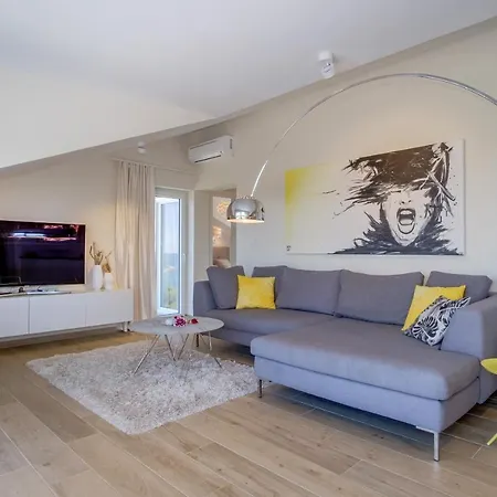 Penthouse Design&beach Direkt Am Mit Unverbautem Blick über Adria