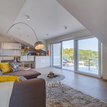 Apartamento Penthouse Design&beach Direkt Am Mit Unverbautem Blick über Adria *